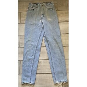Vintage Levis 550 Jeans Womens 7 JR 25 Blue Relaxed Tapered Paper Tag‎ USA